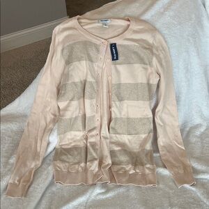 Old Navy Women's Cardigan - Pink and Tan